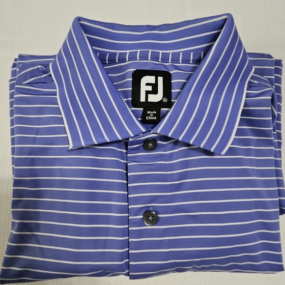 FootJoy FJ Golf Polo Shirt Moisture Wicking‎ Stretch Performance 1222600 Mens M - Picture 13 of 14